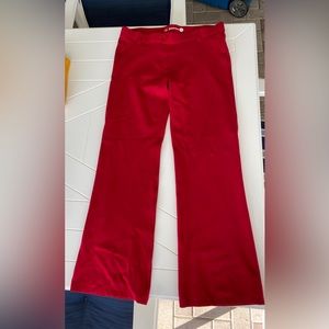 Betabrand red dress pants yoga pants